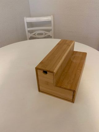 Caja madera té | almacenaje