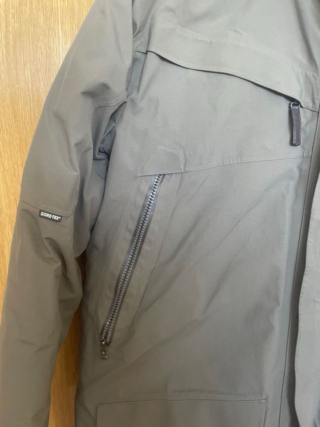 Cazadora Trango gris - Abrigo tres cuartos