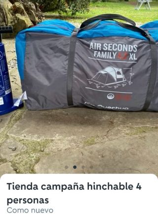 Tienda campaña hinchable 4 personas