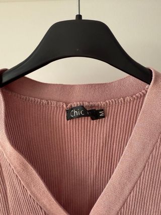 Top rosa algodón M - Chic