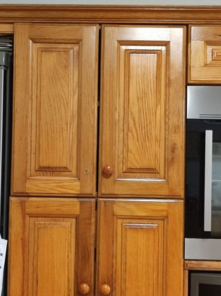 Lote de puertas de cocina roble macizo