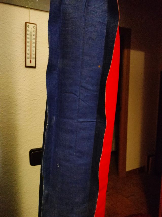 Colchoneta inflable azul