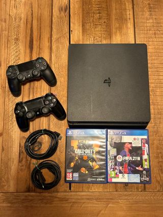 PS4 (PlayStation 4) + 2 juegos y 1 Mando!