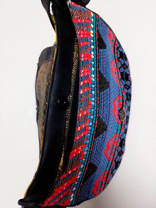 Bolso Desigual rojo y multicolor