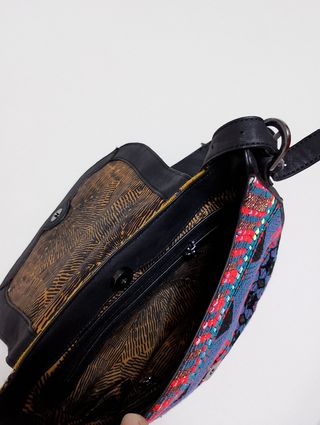 Bolso Desigual rojo y multicolor