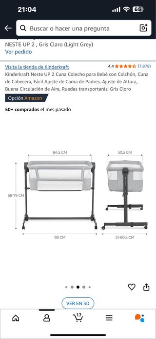 Minicuna Kinderkraft Neste Up