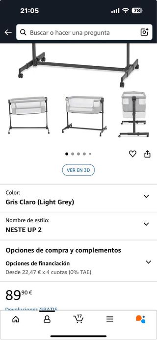 Minicuna Kinderkraft Neste Up