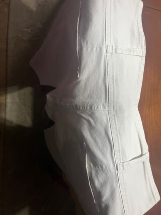 Pantalones vaqueros blancos mujer -talla 7