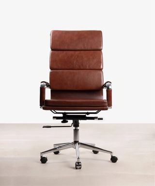 Silla oficina estilo Eames de piel