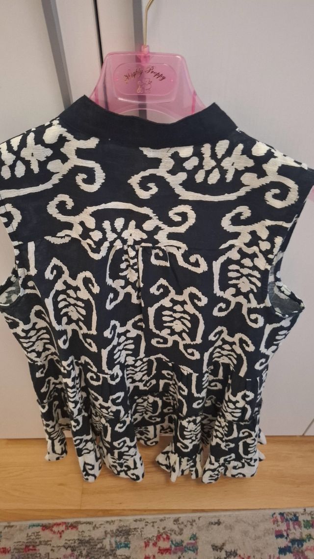 Vestido LOLA CASADEMUNT blanco y negro