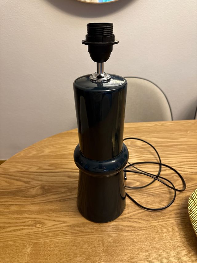 Lámpara mesa Kenay - cerámica azul