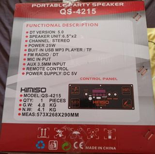 Altavoz Himiso QS-4215 6.5"x2