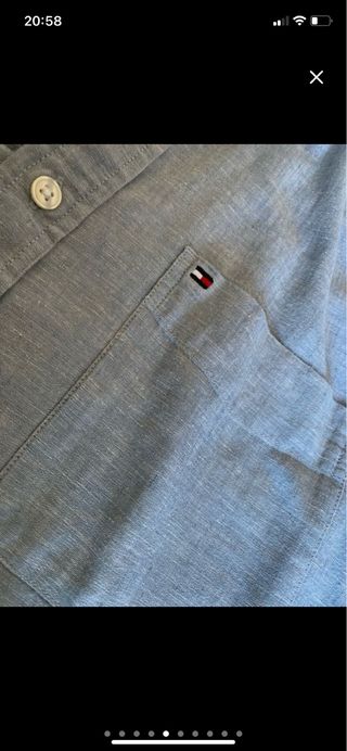 Camisa Tommy Hilfiger lino