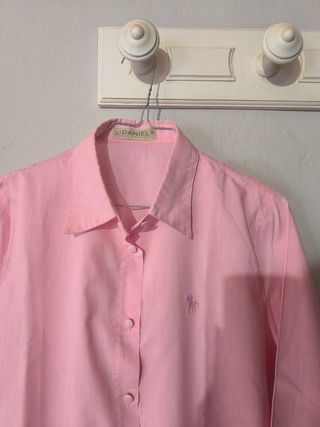 Camisa rosa manga larga DANIEL