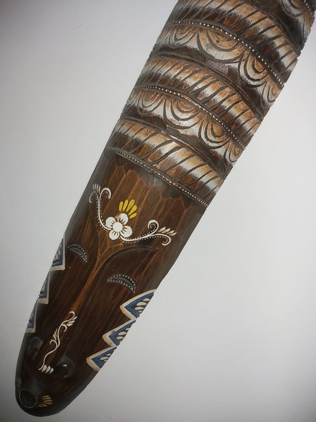 Máscara de madera tallada 2 unidades