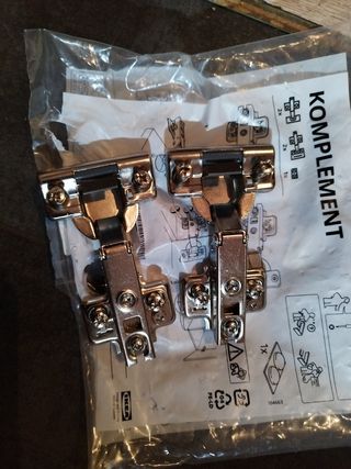 Bisagras komplement de IKEA para armarios PAX