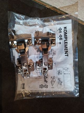 Bisagras komplement de IKEA para armarios PAX