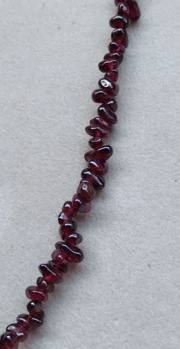 Collana Granati naturali  Vintage