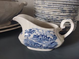 VAJILLA INGLESA MEADOWSWEET RIDGWAY STAFFORDSHIRE