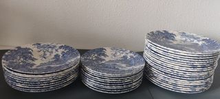 VAJILLA INGLESA MEADOWSWEET RIDGWAY STAFFORDSHIRE