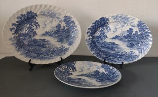 VAJILLA INGLESA MEADOWSWEET RIDGWAY STAFFORDSHIRE