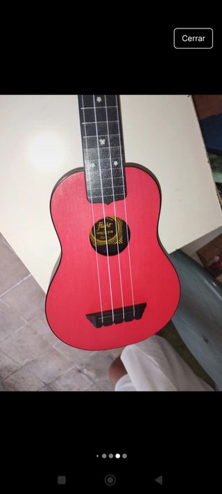 Ukelele soprano Flight rojo