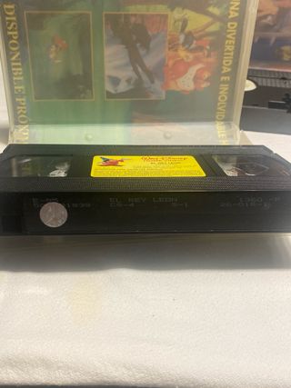 VHS El Rey Leon 1 & 2 (Español)