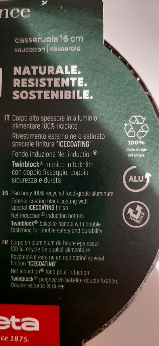 Casseruola Moneta 16cm Finegres