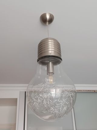 LAMPARA TECHO ESTILO BOMBILLA