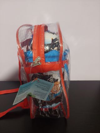 Mochila juguetes playa piratas