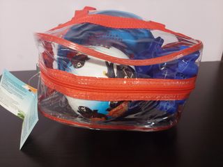 Mochila juguetes playa piratas