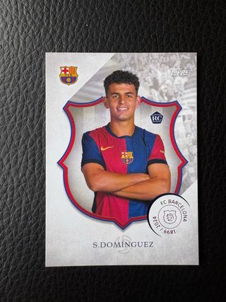 Cromo Sergi Dominguez Topps 125 barcelona