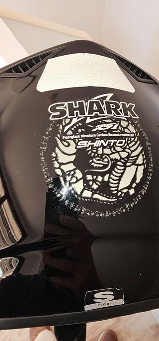 Casco moto Shark Shinto talla S.