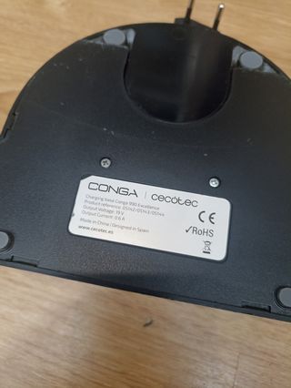 Base carga Cecotec robot aspiradora
