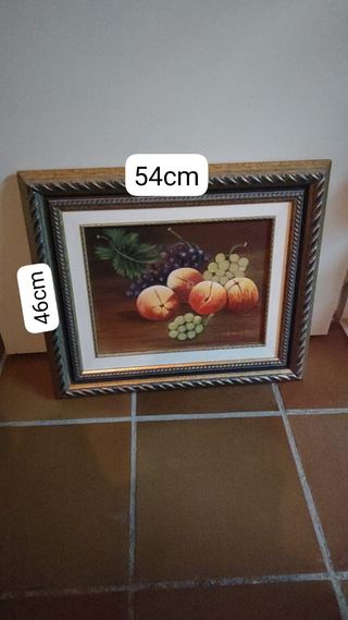 Cuadro Bodegón Frutas 54x46cm