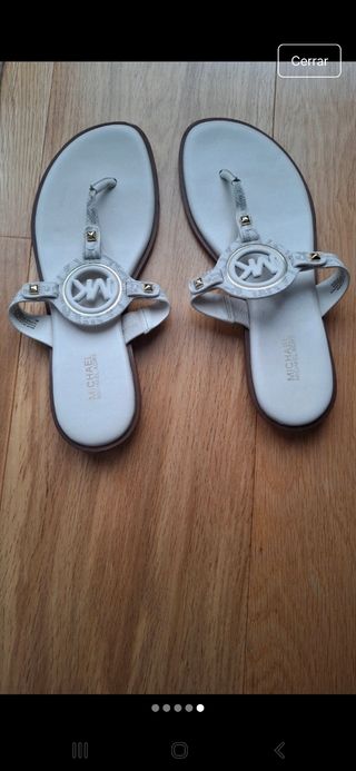 Sandalias Michael Kors blancas