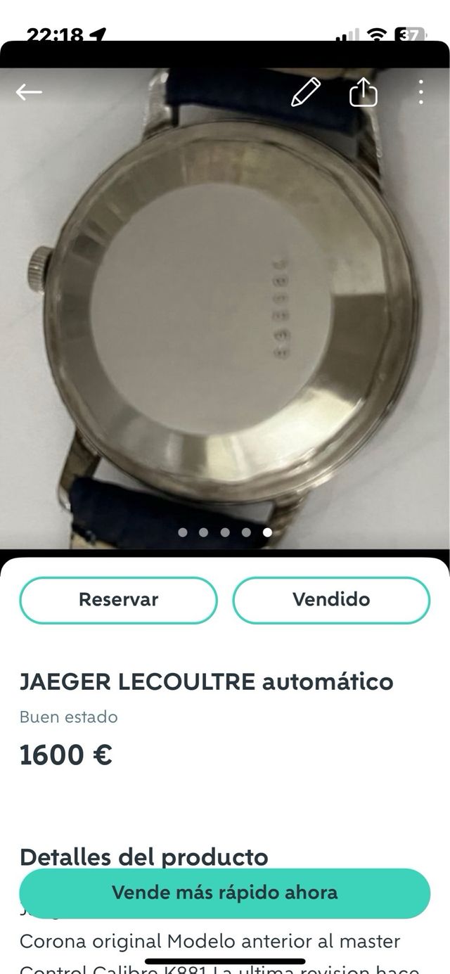 Jaeger LeCoultre Automático