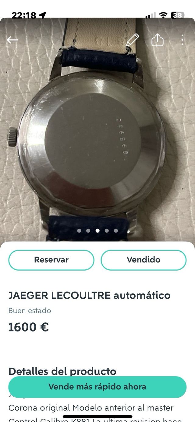 Jaeger LeCoultre Automático