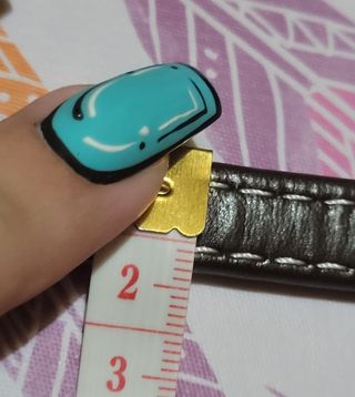 Pulsera Marrón trenzada cuero