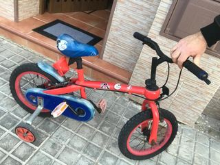 Bicicleta infantil 14" roja