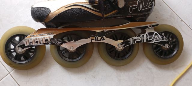 Patines velocidad Fila ruedas 100mm