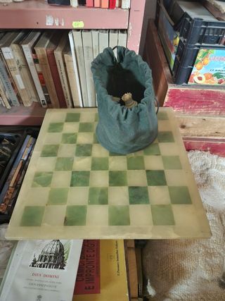 Scacchiera vintage in marmo