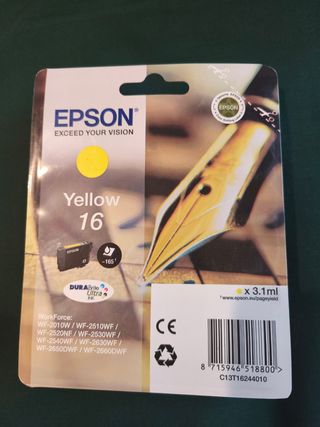 Cartucho Epson 16 Amarillo