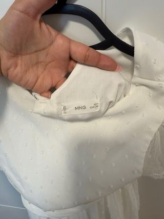 Vestido mango niña