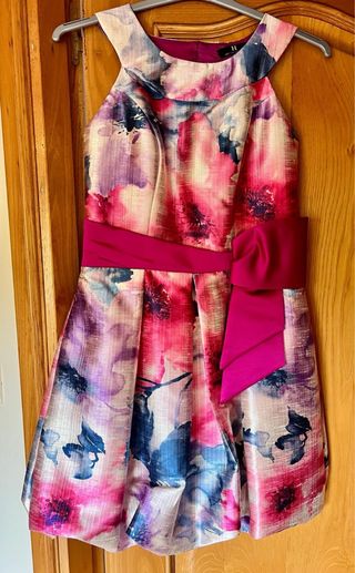 Vestido fiesta floral - multicolor