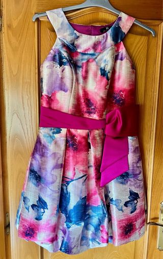 Vestido fiesta floral - multicolor