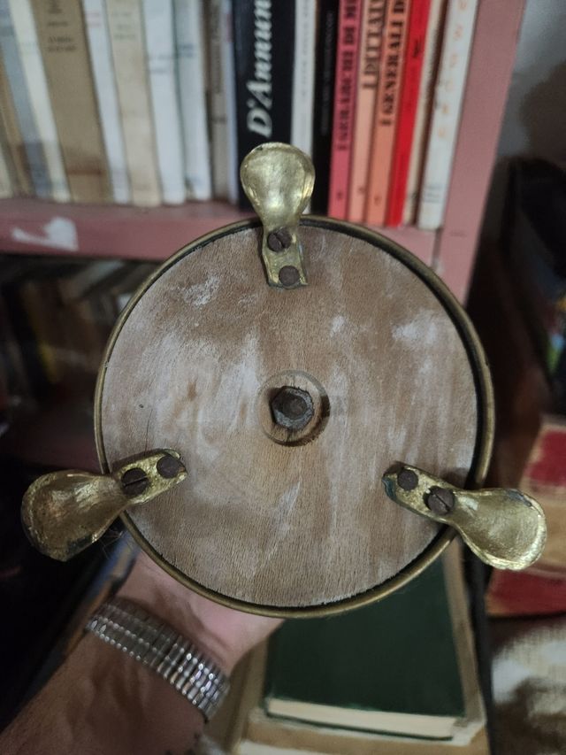 Crocifisso antico in ottone primi del 900'.