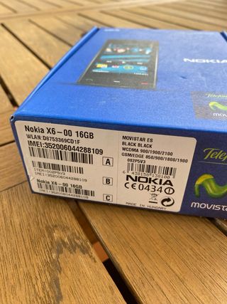 Nokia X6 (2009) — 32 GB | Scatola e accessori originali