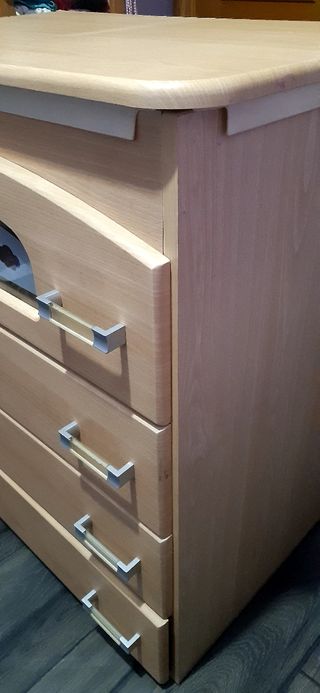 Cómoda cambiador-4 cajones. Con Bañera. De Micuna