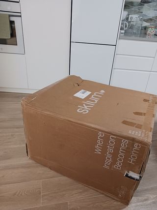 Sillas altas sklum - ratán y metal